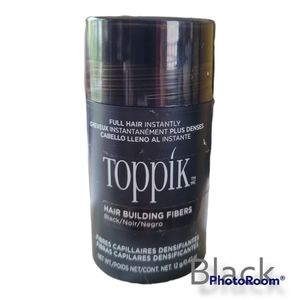 Toppik hair building fibers. Black. Brand New, only tested. Unisex